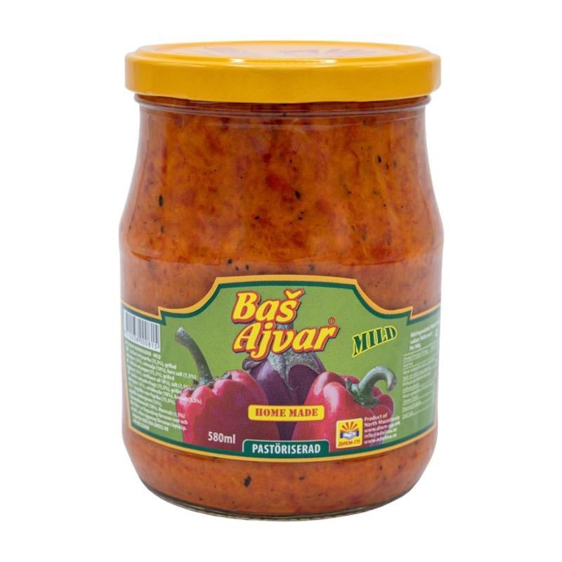 Bas Ajvar Mild 580g