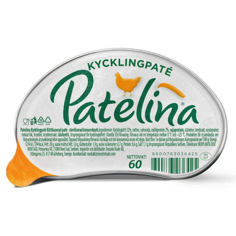 Patelina Kycklingpastej 60g