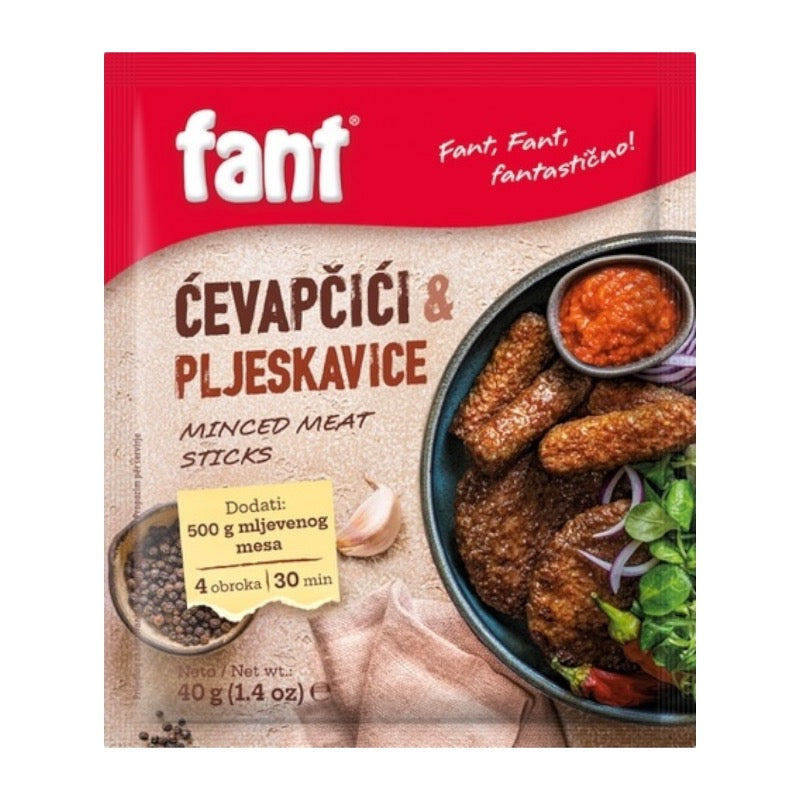 Podravka Fant  Kryddmix  Cevapcici & Pljeskavice 40g