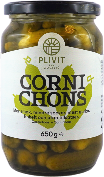 Plivit Cornichons 650g