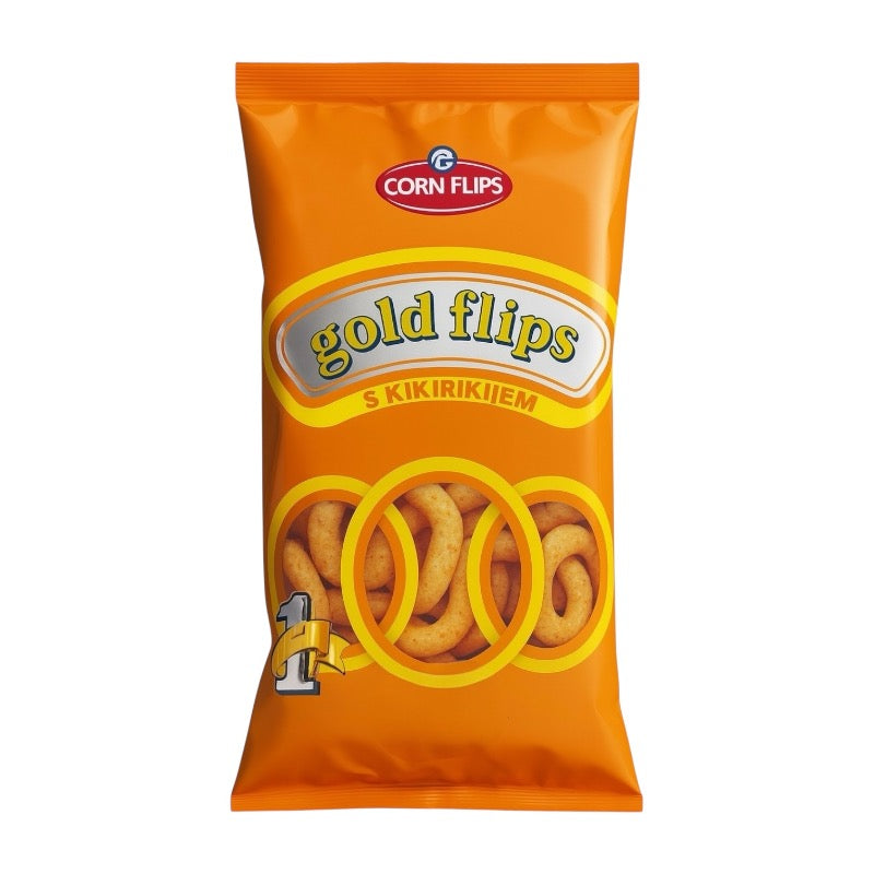 Gold Flips Jordnötsbågar 140g
