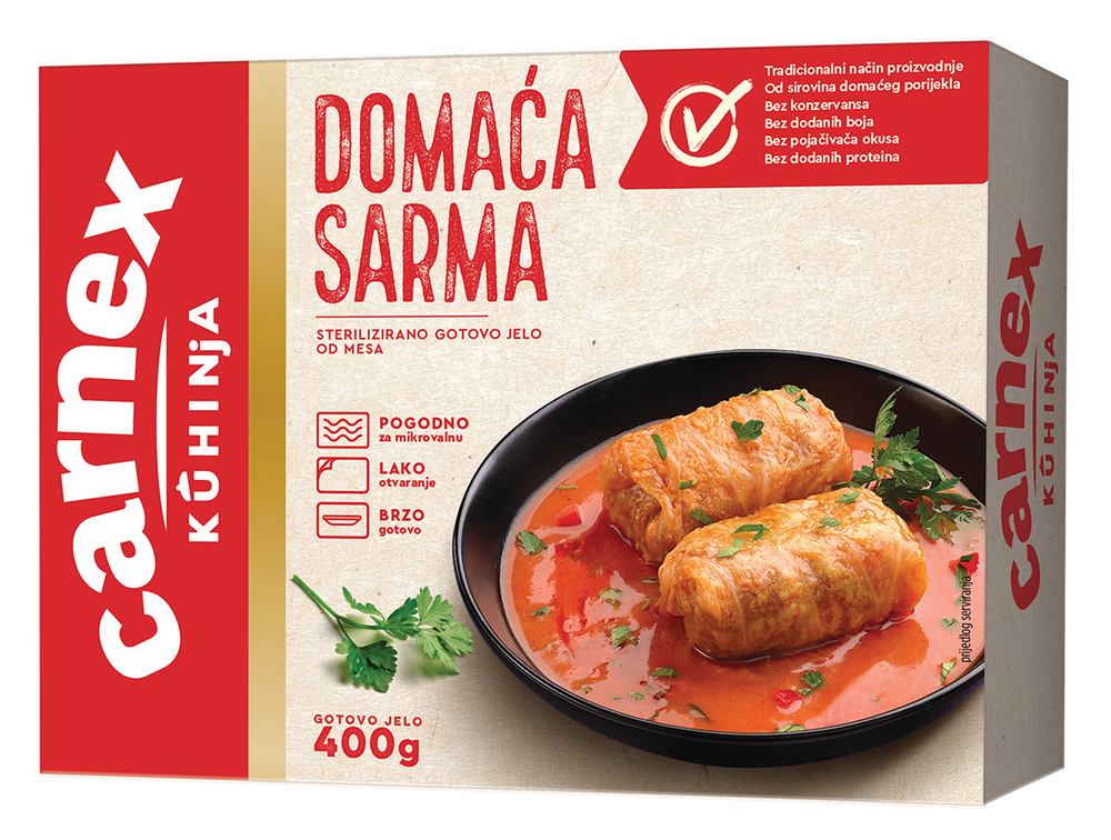 Carnex Hemlagade Surkålsdolmar (SARMA) 400G