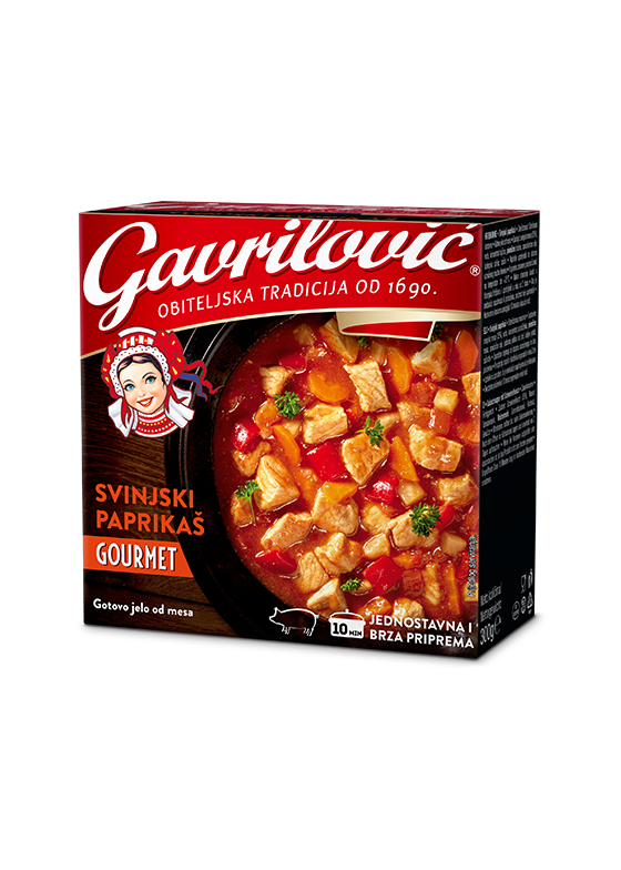 Gavrilovic SV.Paprikash med fläskkött 300 g