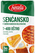 Sentella Vetemjöl vitt T-400 skarp för kex,tårtor ock kakor 1kg